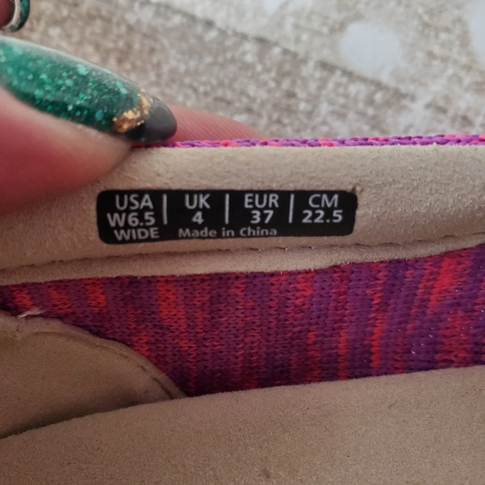 Spenco Bahama Womens Shoes Sz 6.5 W Blush Coastal Knit Cushioned Slip-On Sneaker